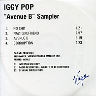 Iggy Pop Avenue B Records, LPs, Vinyl And CDs - MusicStack